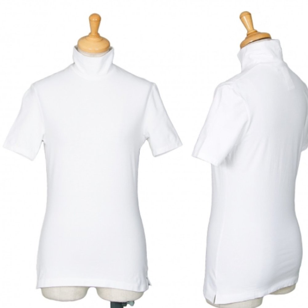 Yohji Yamamoto White Turtleneck Shirt
